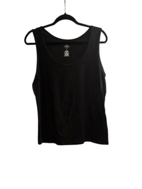 St. John's Bay Black Tank Top. XL